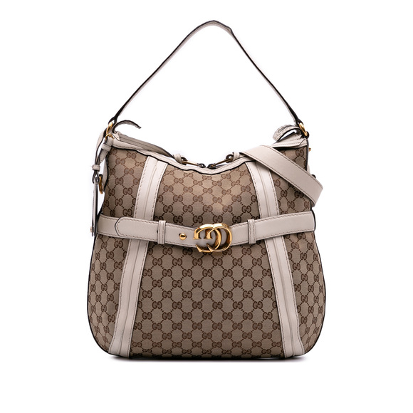 Pre-Loved Gucci Medium GG Canvas Running Satchel - Picture 1 of 11